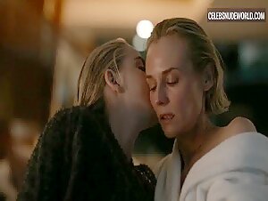 Kiernan Shipka, Diane Kruger Sexy, lesbian scene in Swimming with Sharks (2022) 4