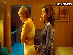 Olivia Luccardi underwear, lesbian scene in Candy Land (2022) 1