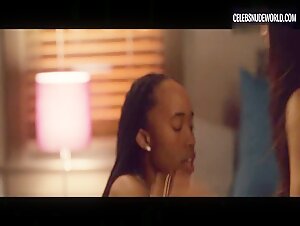Sonia Mena, Zoe Renee Sexy, lesbian scene in Tell Me Lies (2022) 9