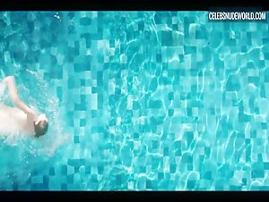 Gaite Jansen butt, breasts scene in Leopard Skin (2022) 10