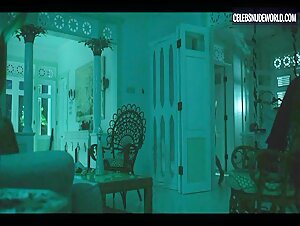 Amelia Eve Nude, peeing scene in Leopard Skin (2022) 5