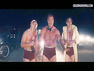 Margot Robbie Nude, nip slip scene in Babylon (2022) 13