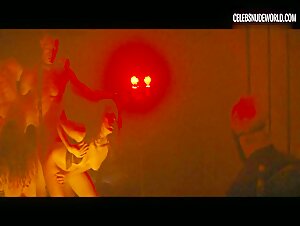 Sydney Love Nude, breasts scene in Babylon (2022) 14