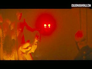 Sydney Love Nude, breasts scene in Babylon (2022) 15