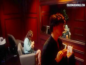 Kyoko Hasegawa Sexy, cleavage scene in Fishbowl Wives (2022) 19