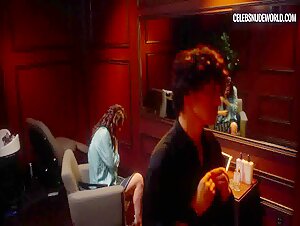 Kyoko Hasegawa Sexy, cleavage scene in Fishbowl Wives (2022) 20