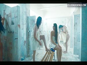 Coty Camacho, Barbara Lopez, Natasha Dupeyron breasts scene in Señorita 89 (2022) 20