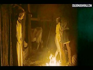 Anya Taylor-Joy Barefoot, Dark scene in The Northman (2022) 2