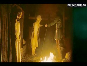 Anya Taylor-Joy Barefoot, Dark scene in The Northman (2022) 3