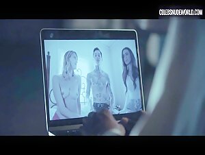 Lauren Leola Nude, breasts scene in Spider (2022) 7