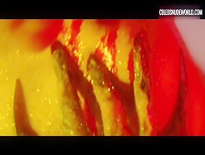 Agata Buzek breasts, bush scene in After Blue (Dirty Paradise) (2022) 2