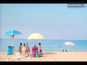 Itsaso Arana, Monica Miranda bikini, breasts scene in The Girls at the Back (2022) 16