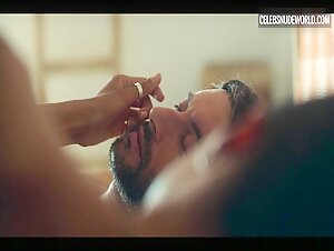 Itsaso Arana, Monica Miranda, Godeliv Van den Brandt butt, breasts scene in The Girls at the Back (2022) 19