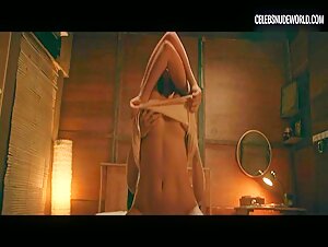 Christine Bermas butt, bush scene in Scorpio Nights 3 (2022) 3