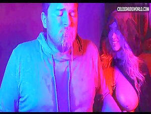 Jessa Flux black panties, underwear scene in Debbie Does Demons (2022) 4