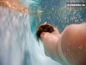 Keep Chambers, Carrie Overgaard thong, Nude scene in Piranha Women (2022) 18