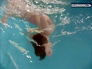 Keep Chambers, Carrie Overgaard thong, Nude scene in Piranha Women (2022) 8