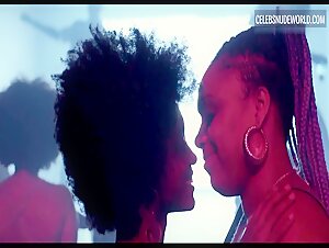 Ana Hilário, Camilla Damiao Sexy, lesbian scene in Mars One (2022) 18