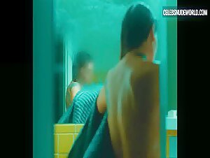 Trace Lysette breasts, Nude scene in Monica (2022) 8