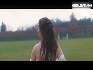 Daria Balabanova nightgown, breasts scene in Karamora (2022) 7