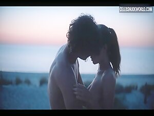 Sonia Mietielica beach, Nude scene in Into the Wind (2022) 3