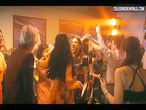 Shelley Hennig Sexy, Cleavage scene in Obliterated (2023-)