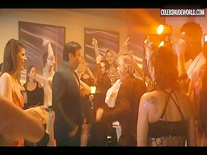 Shelley Hennig Sexy, Cleavage scene in Obliterated (2023-) 8