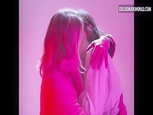 Aroa Elvira, Rocío Saiz, Zaida Carmona, Thaïs Cuadreny lesbian, Sexy scene in Girlfriends and Girlfriends (2023) 12