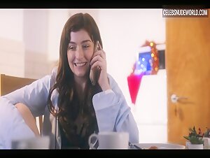 Dani Thompson breasts, underwear scene in Christmas Party (2023) 3