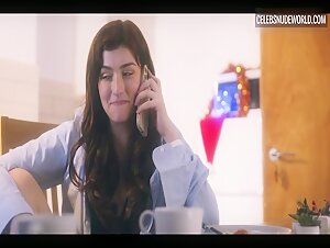 Dani Thompson breasts, underwear scene in Christmas Party (2023) 4
