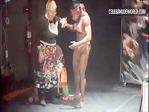 Narcissister breasts, underwear scene in Narcissister Organ Player (2018) 15