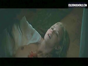 Virginie Efira Nude, breasts scene in Benedetta (2021) 13