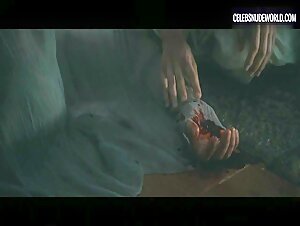 Virginie Efira Nude, breasts scene in Benedetta (2021) 3