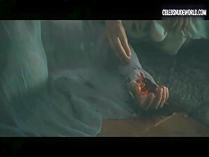 Virginie Efira Nude, breasts scene in Benedetta (2021) 4