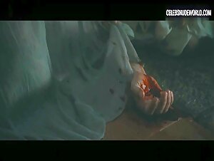 Virginie Efira Nude, breasts scene in Benedetta (2021)