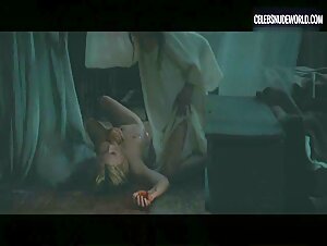 Virginie Efira Nude, breasts scene in Benedetta (2021) 8