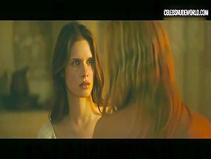 Daphne Patakia, Virginie Efira bush, lesbian scene in Benedetta (2021) 16