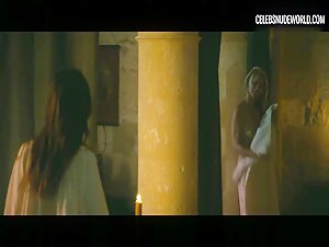 Daphne Patakia, Virginie Efira bush, lesbian scene in Benedetta (2021) 2