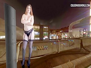 Misty Lovelace, Erin Melancholic underwear, Nude scene in Dickless Zombies (2021) 13