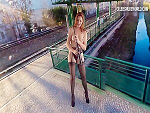 Jessica Walach underwear, breasts scene in Dickless Zombies (2021) 18