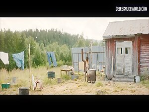 Asta Kamma August bush, butt scene in Blackwater (2023) 11