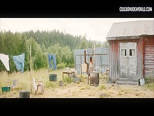 Asta Kamma August bush, butt scene in Blackwater (2023) 12