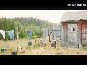 Asta Kamma August bush, butt scene in Blackwater (2023) 14