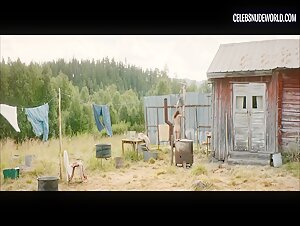 Asta Kamma August bush, butt scene in Blackwater (2023) 16