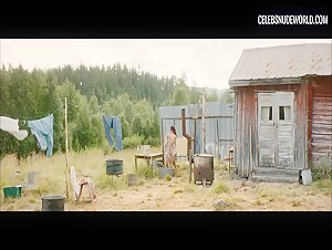 Asta Kamma August bush, butt scene in Blackwater (2023) 7