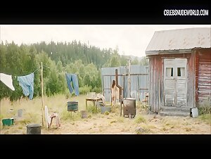 Asta Kamma August bush, butt scene in Blackwater (2023) 9