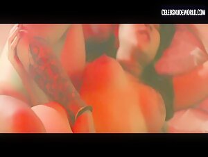 Azi Acosta breasts,  on top scene in Suki (2023) 17