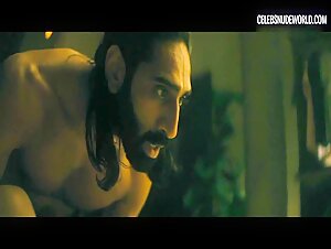 Zoe Lister-Jones breasts, interracial scene in Slip (2023) 6