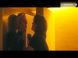Zoe Lister-Jones, Emily Hampshire lesbian, underwear scene in Slip (2023) 7