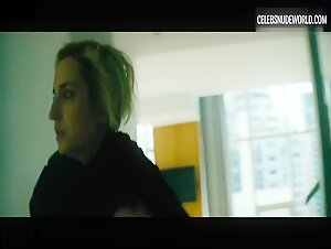 Zoe Lister-Jones breasts, underwear scene in Slip (2023) 8
